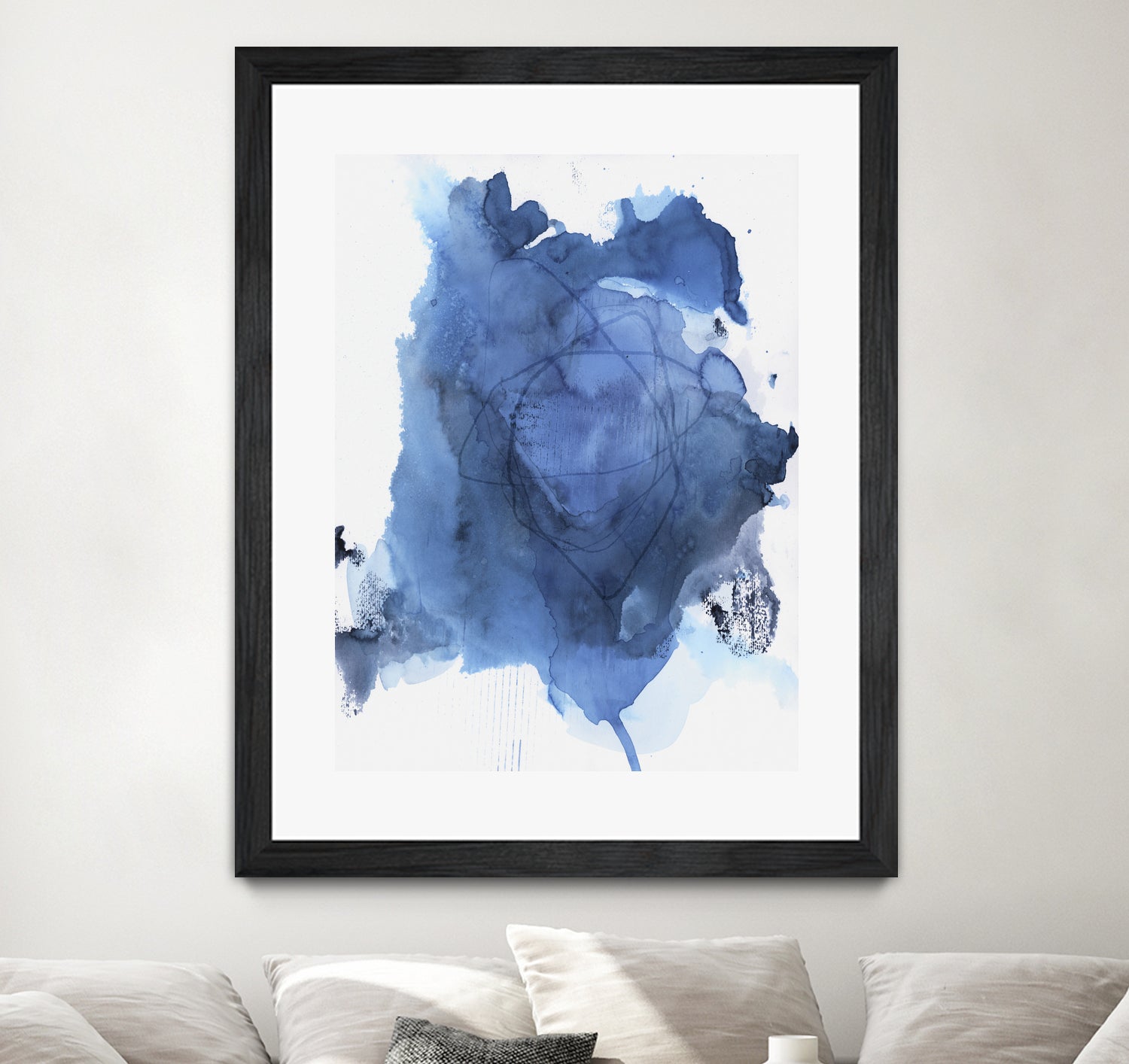 Into The Deep Blue I by Andrea Haase on GIANT ART - abstract