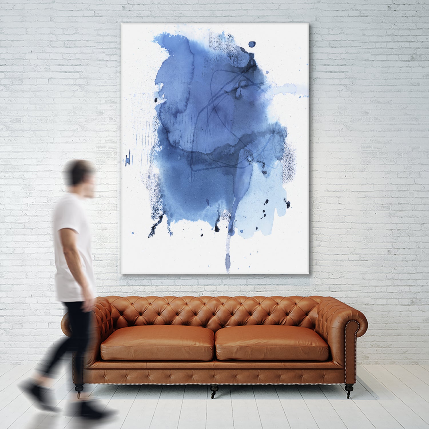 Into The Deep Blue II by Andrea Haase on GIANT ART - abstract