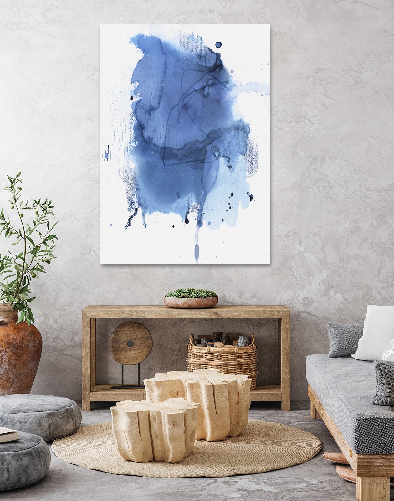 Into The Deep Blue II by Andrea Haase on GIANT ART - abstract