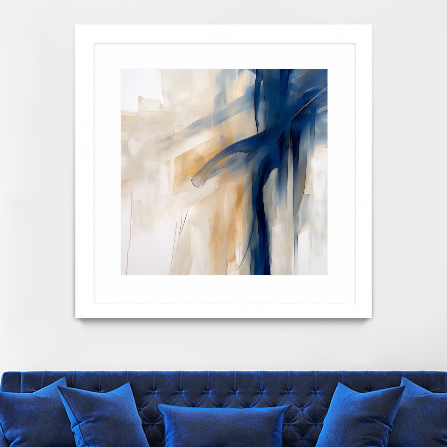 Blue Splash Dance by Irena  Orlov on GIANT ART - abstract