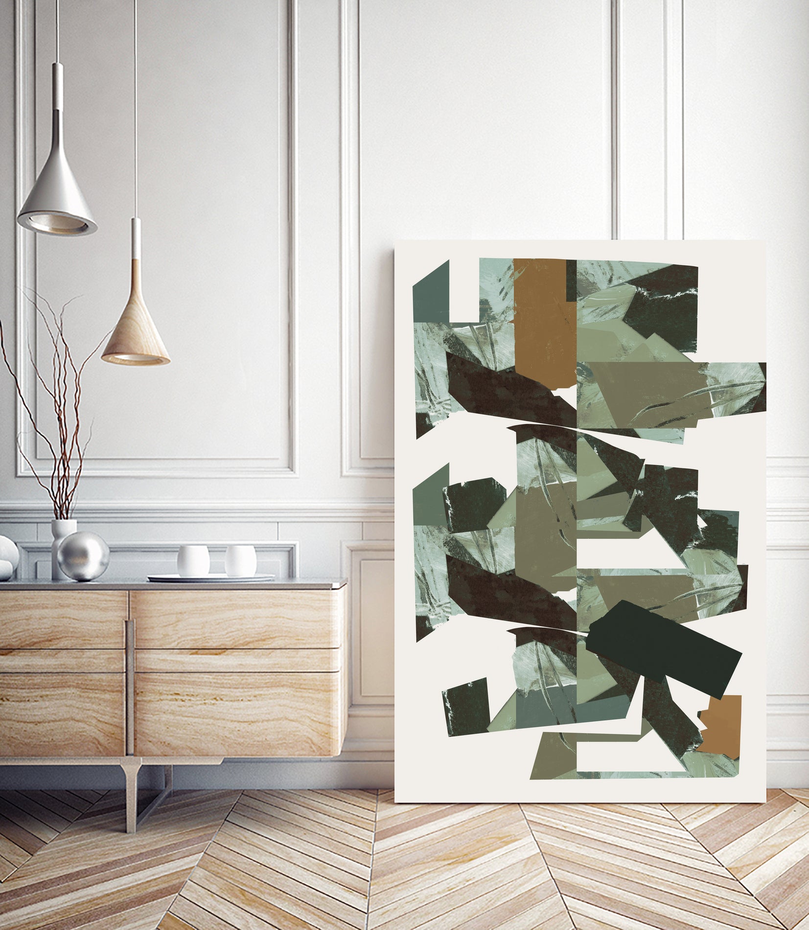 Green Endeavour III by cartissi on GIANT ART - abstract