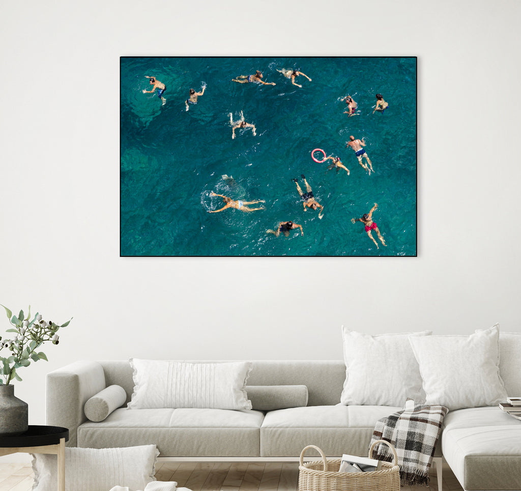 Blue water swim by Carlo on GIANT ART - action summer