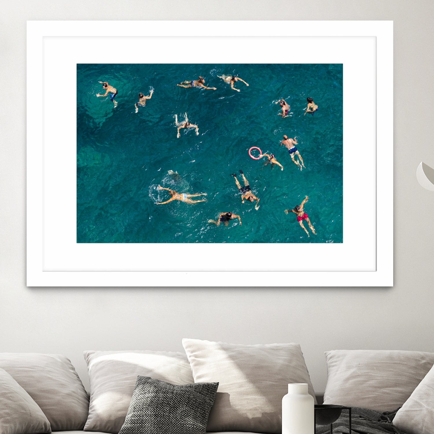 Blue water swim by Carlo on GIANT ART - action summer