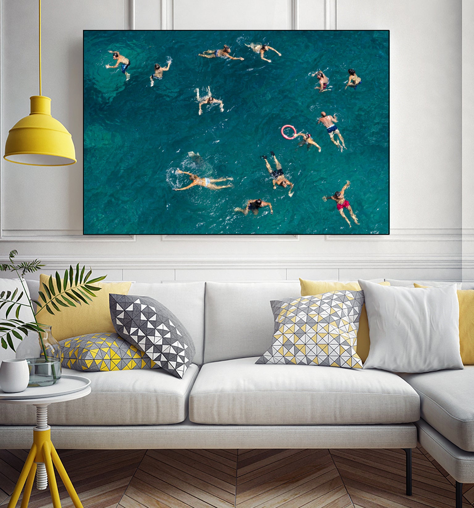 Blue water swim by Carlo on GIANT ART - action summer