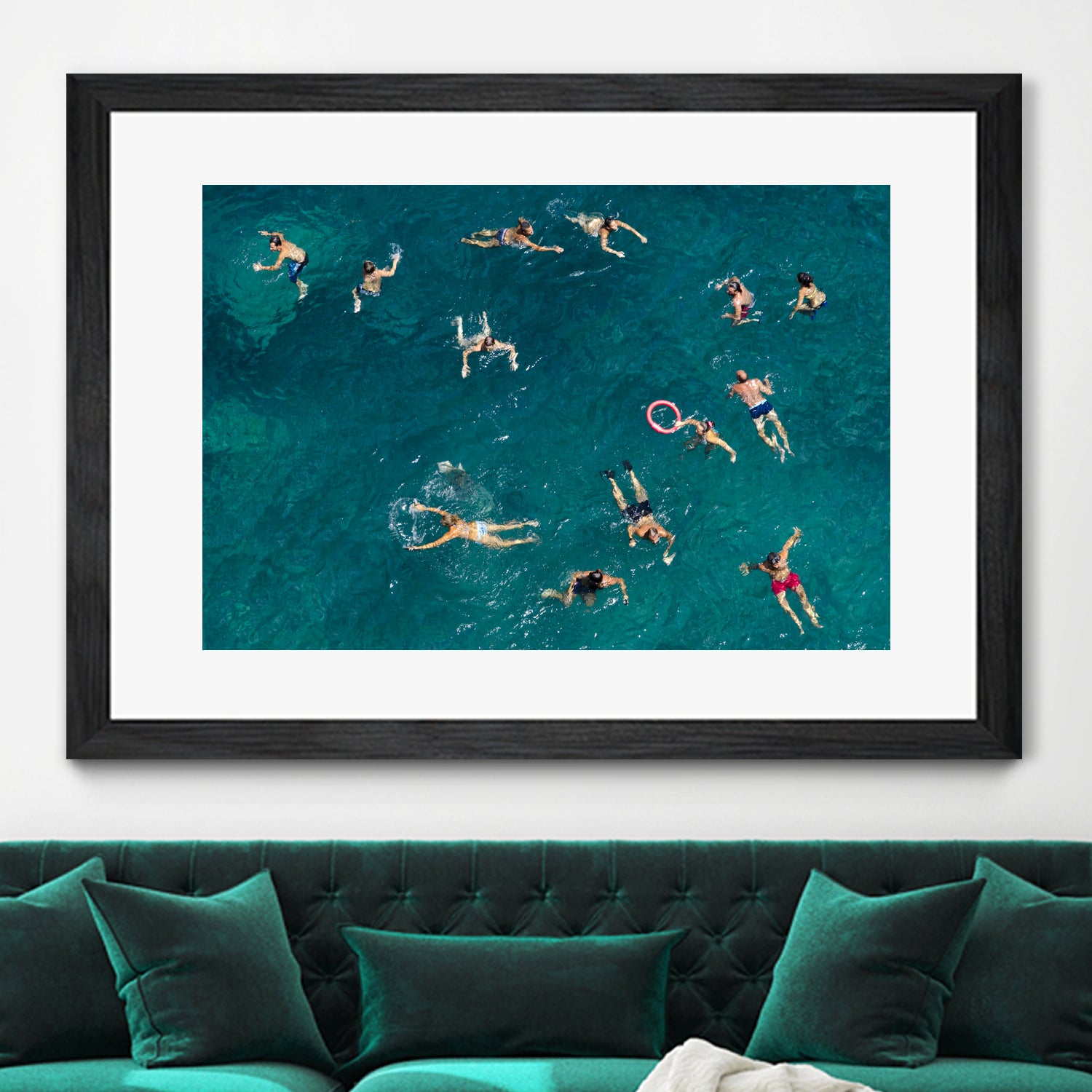 Blue water swim by Carlo on GIANT ART - action summer