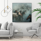 lost horses by Huseyin on GIANT ART - animals horses