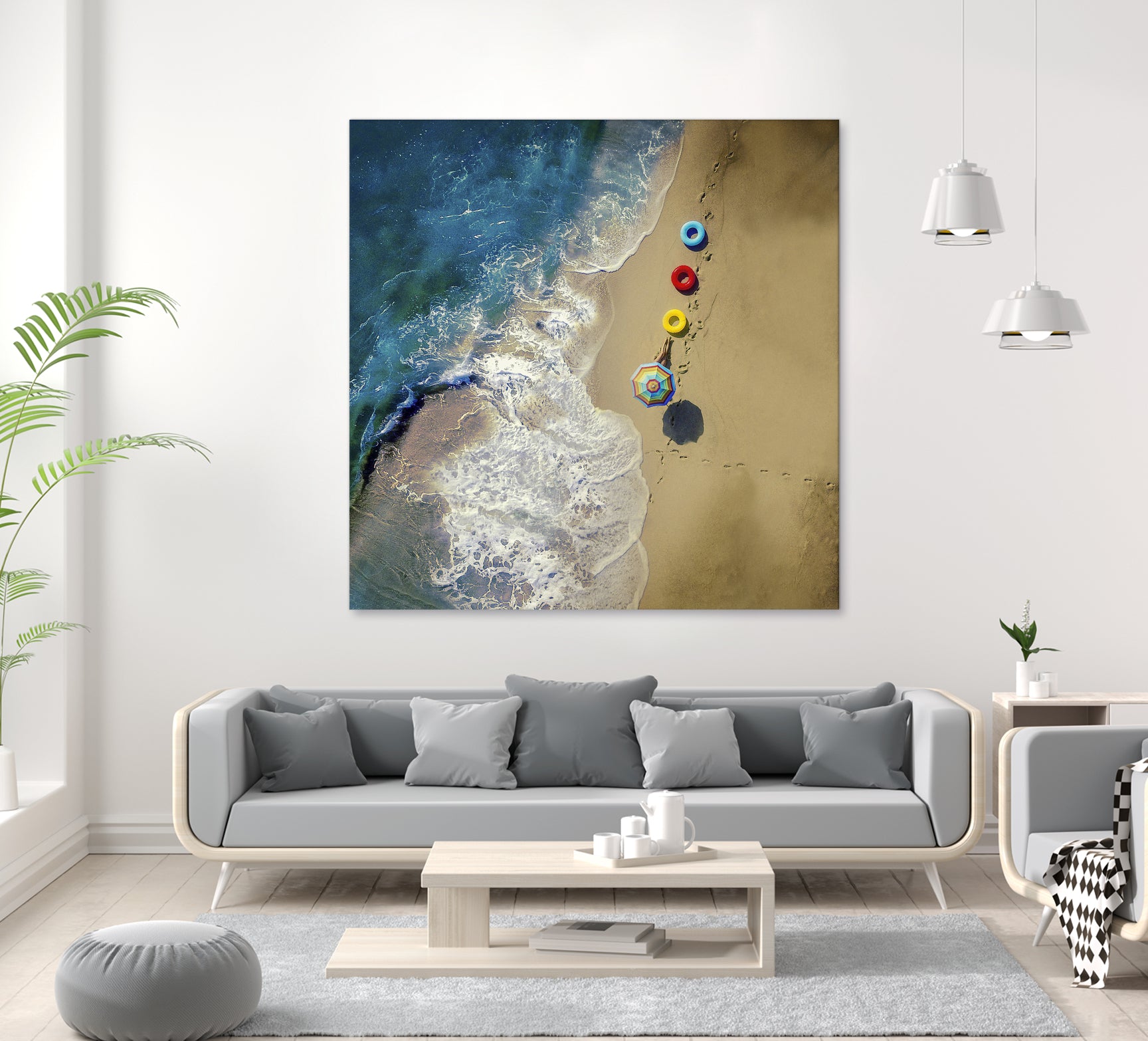 hi summer! by ambra on GIANT ART - landscape beach