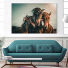 Family portrait by Marcus Hennen on GIANT ART - friendship animal friendship