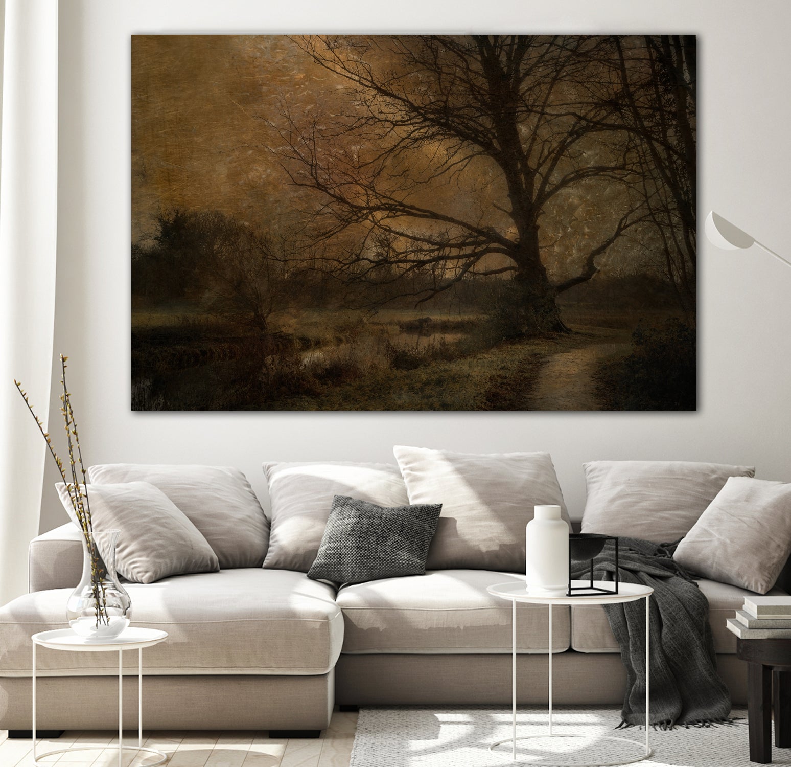 Old tree by Nel Talen on GIANT ART - forest mood forest