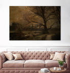 Old tree by Nel Talen on GIANT ART - forest mood forest