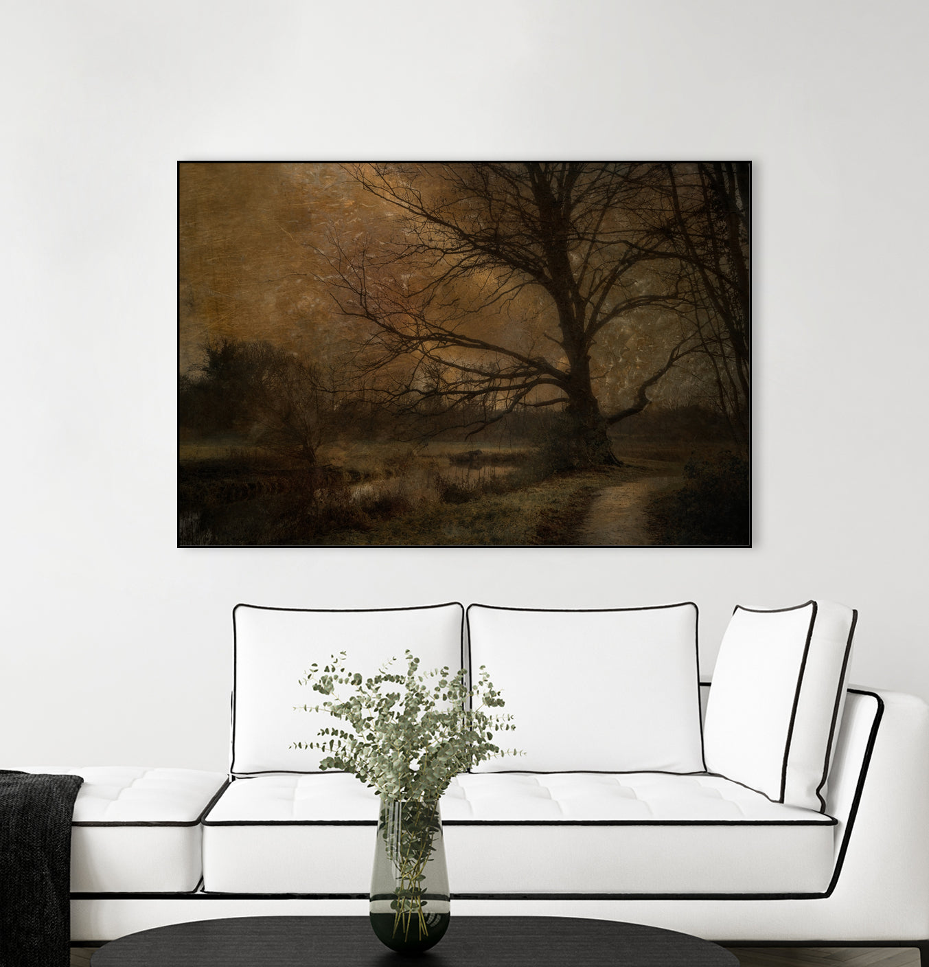 Old tree by Nel Talen on GIANT ART - forest mood forest