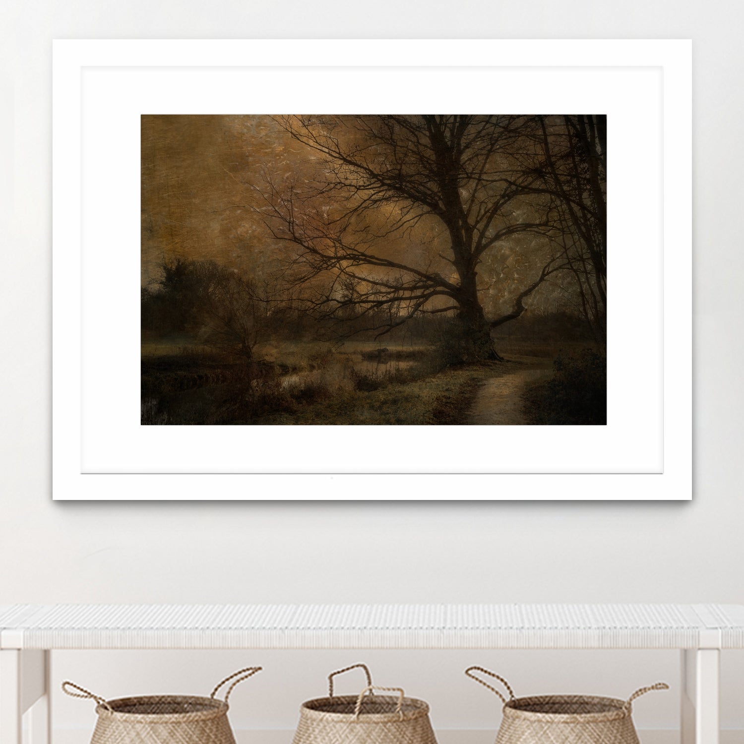 Old tree by Nel Talen on GIANT ART - forest mood forest