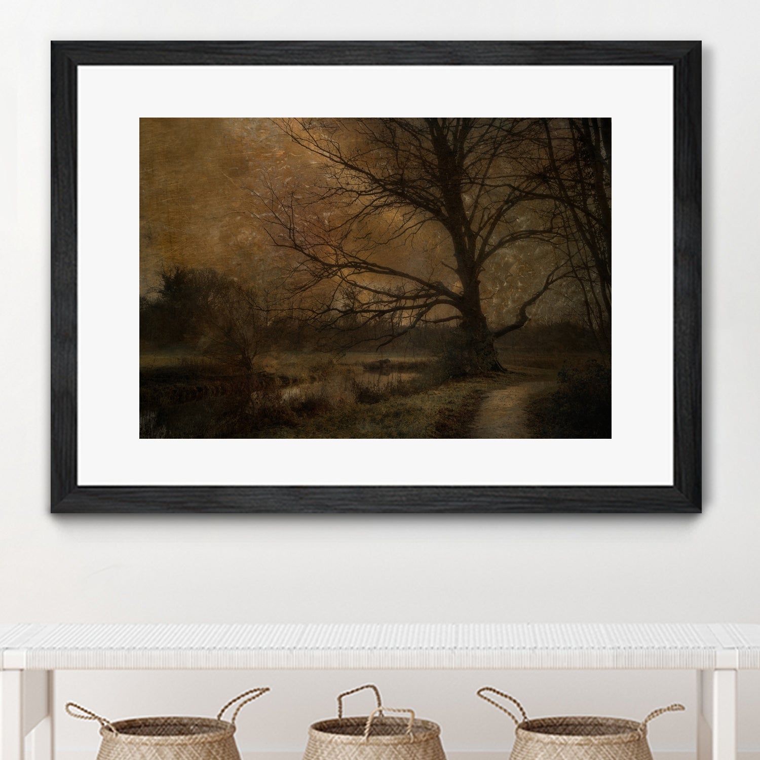 Old tree by Nel Talen on GIANT ART - forest mood forest