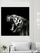 Primal Yawn #4 by Christian Meermann on GIANT ART - feline animal feline