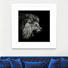 Roaring Lion #2 by Christian Meermann on GIANT ART - feline animal feline