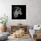 Roaring Lion #2 by Christian Meermann on GIANT ART - feline animal feline