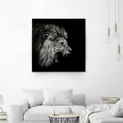 Roaring Lion #2 by Christian Meermann on GIANT ART - feline animal feline