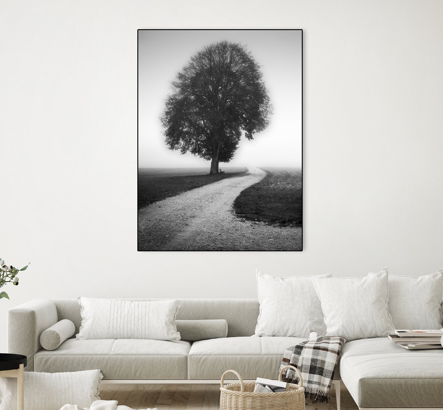 Poet by Alexej Schulz on GIANT ART - landscape lonely tree