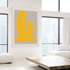 Yellow Figure by Pictufy on GIANT ART - figurative woman