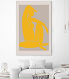 Yellow Figure by Pictufy on GIANT ART - figurative woman