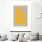 Yellow Figure by Pictufy on GIANT ART - figurative woman