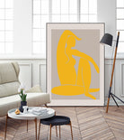 Yellow Figure by Pictufy on GIANT ART - figurative woman