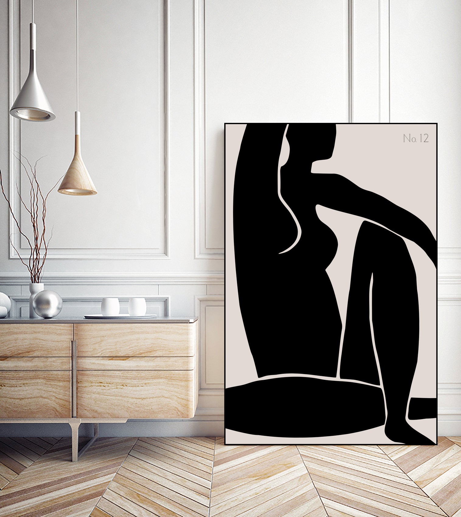 Figure No 12 by Pictufy on GIANT ART - figurative woman