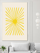 The Sun by Pictufy on GIANT ART - geometric sun