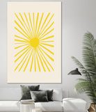 The Sun by Pictufy on GIANT ART - geometric sun