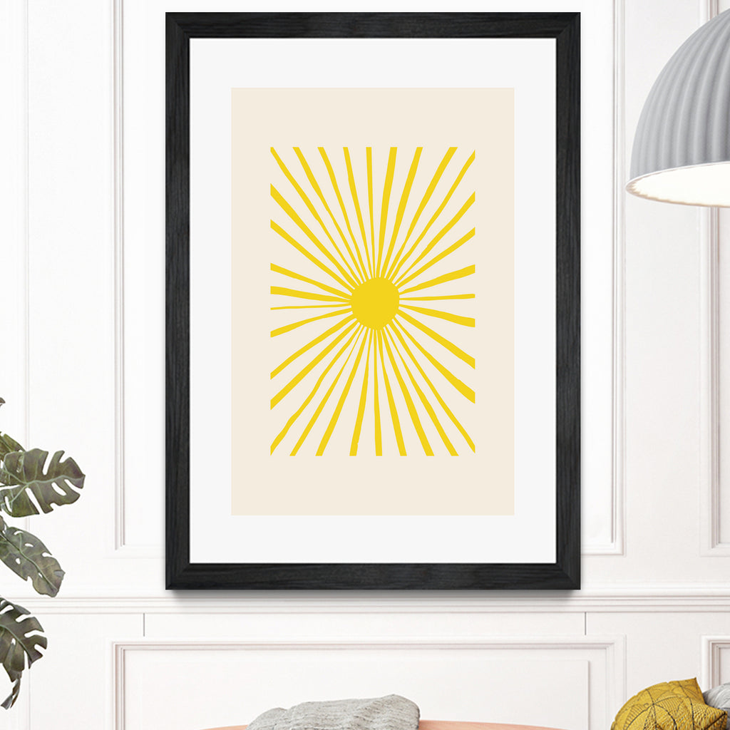 The Sun by Pictufy on GIANT ART - geometric sun