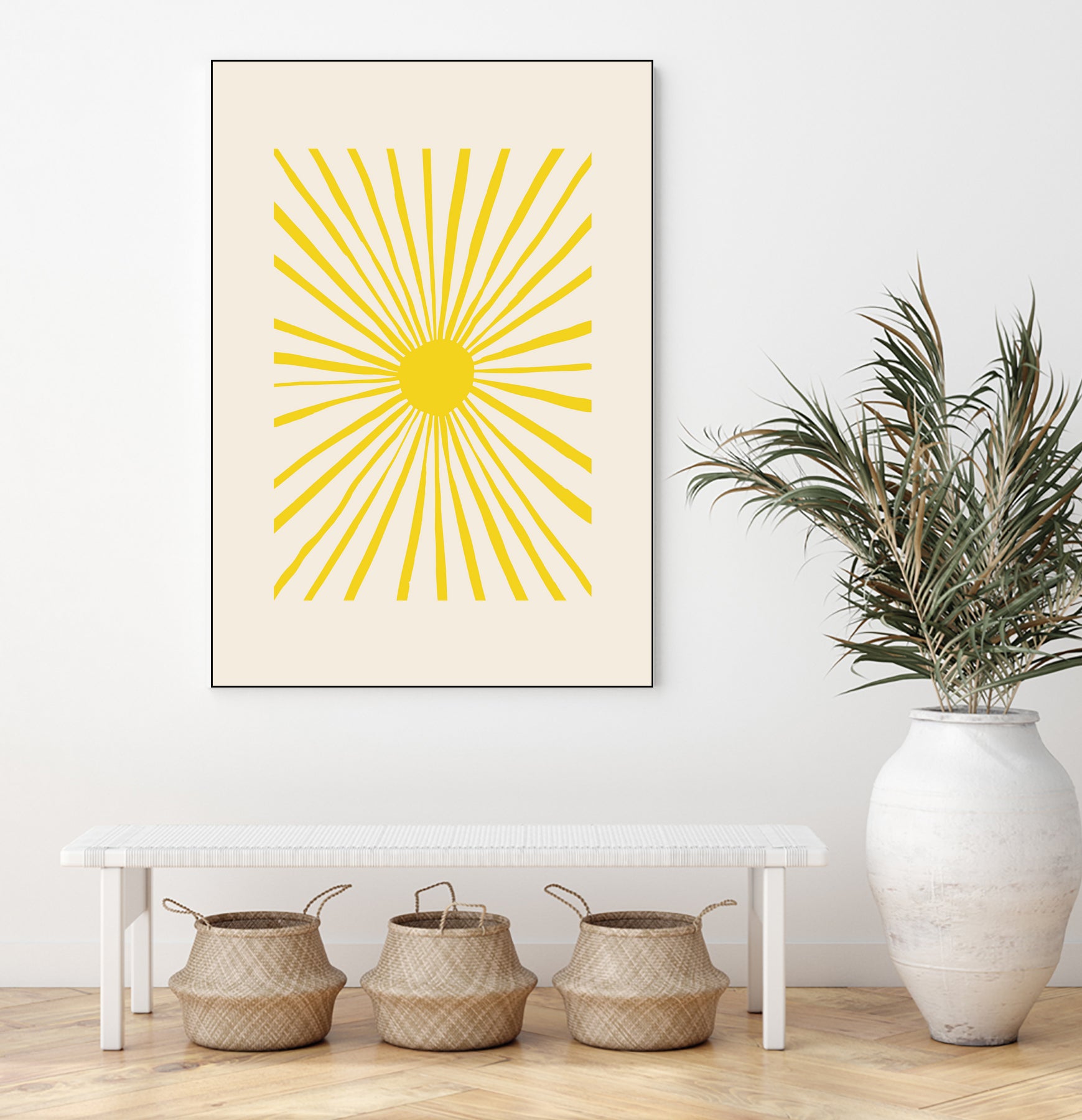 The Sun by Pictufy on GIANT ART - geometric sun