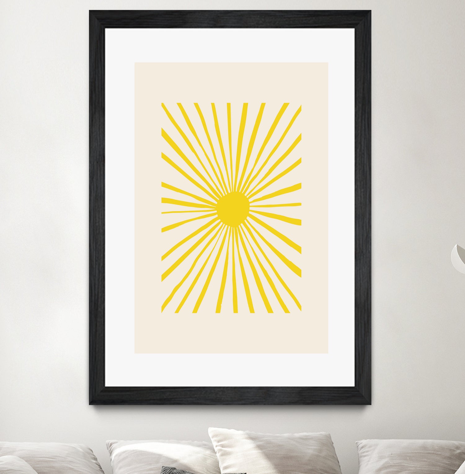 The Sun by Pictufy on GIANT ART - geometric sun