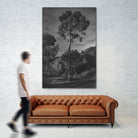 Arbores  by Pepa on GIANT ART - black botanical framed canvas