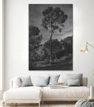 Arbores  by Pepa on GIANT ART - black botanical framed canvas