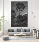 Arbores  by Pepa on GIANT ART - black botanical framed canvas