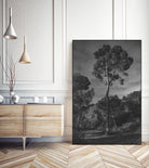 Arbores  by Pepa on GIANT ART - black botanical framed canvas