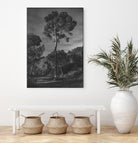 Arbores  by Pepa on GIANT ART - black botanical framed canvas