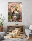 Still life with flowers by Andrey on GIANT ART - pink botanical flowers