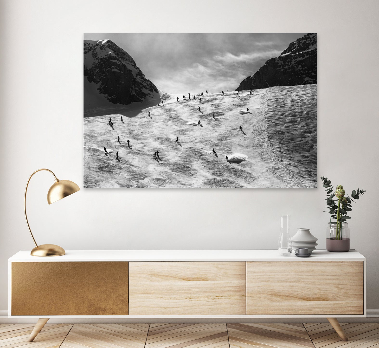 go skiing by Uschi on GIANT ART - photography skiing