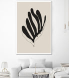 Abstract Leaf Lines by THE MIUUS STUDIO on GIANT ART - flowers and plants minimalist art