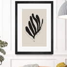 Abstract Leaf Lines by THE MIUUS STUDIO on GIANT ART - flowers and plants minimalist art