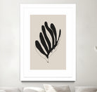 Abstract Leaf Lines by THE MIUUS STUDIO on GIANT ART - flowers and plants minimalist art