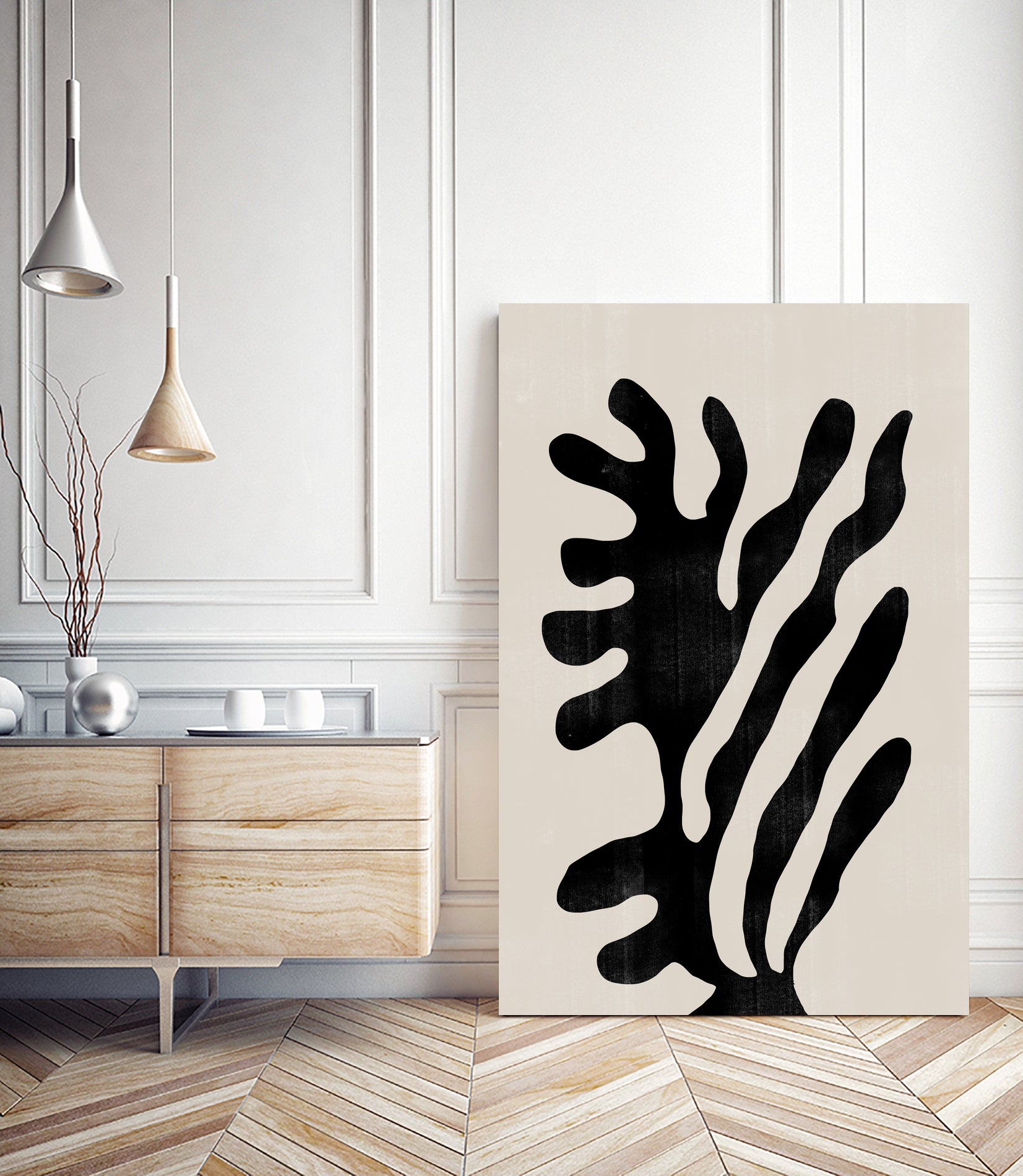 Silhouette Flow by THE MIUUS STUDIO on GIANT ART - abstract modern-art-decor