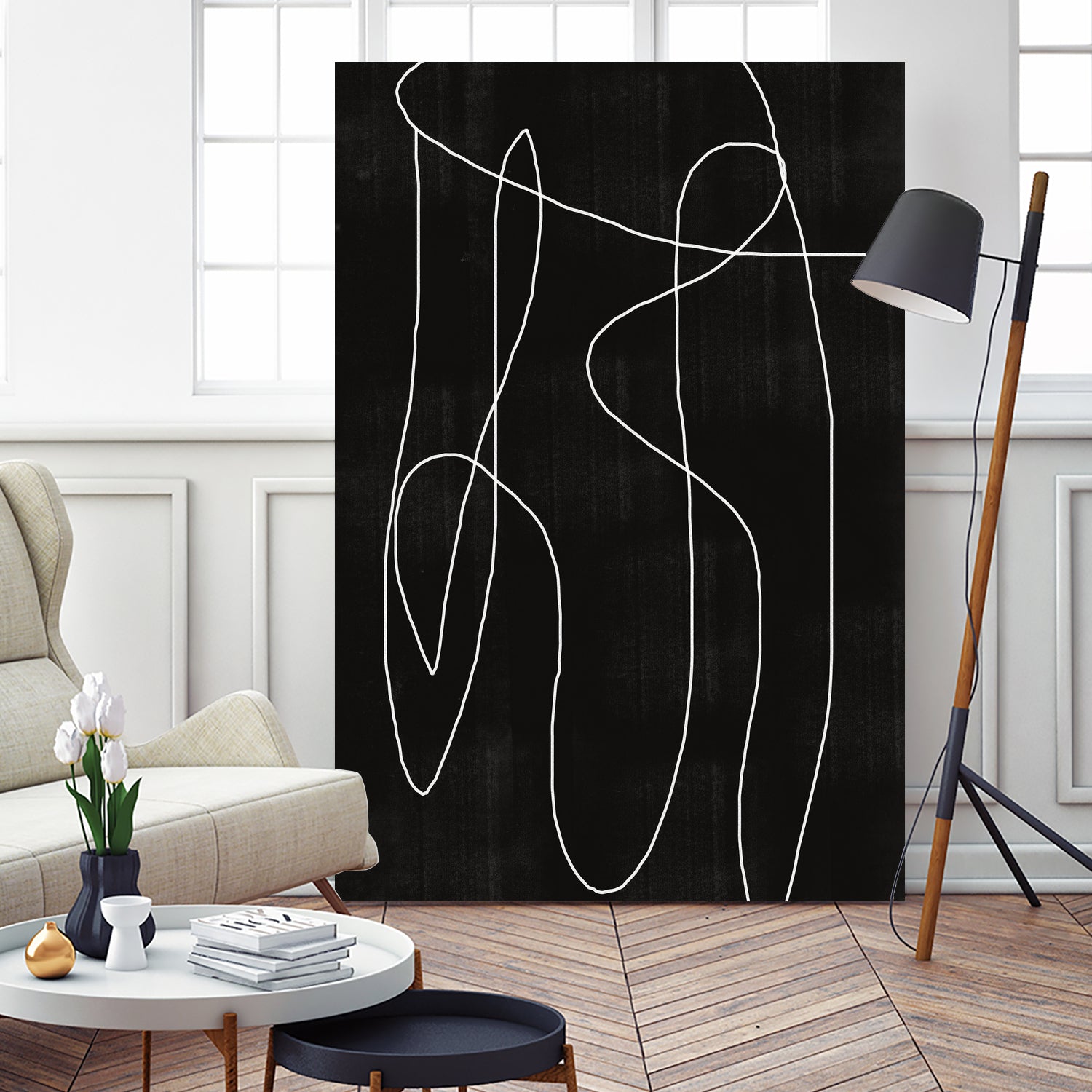 Abstract Line No2. by THE MIUUS STUDIO on GIANT ART - line art line art