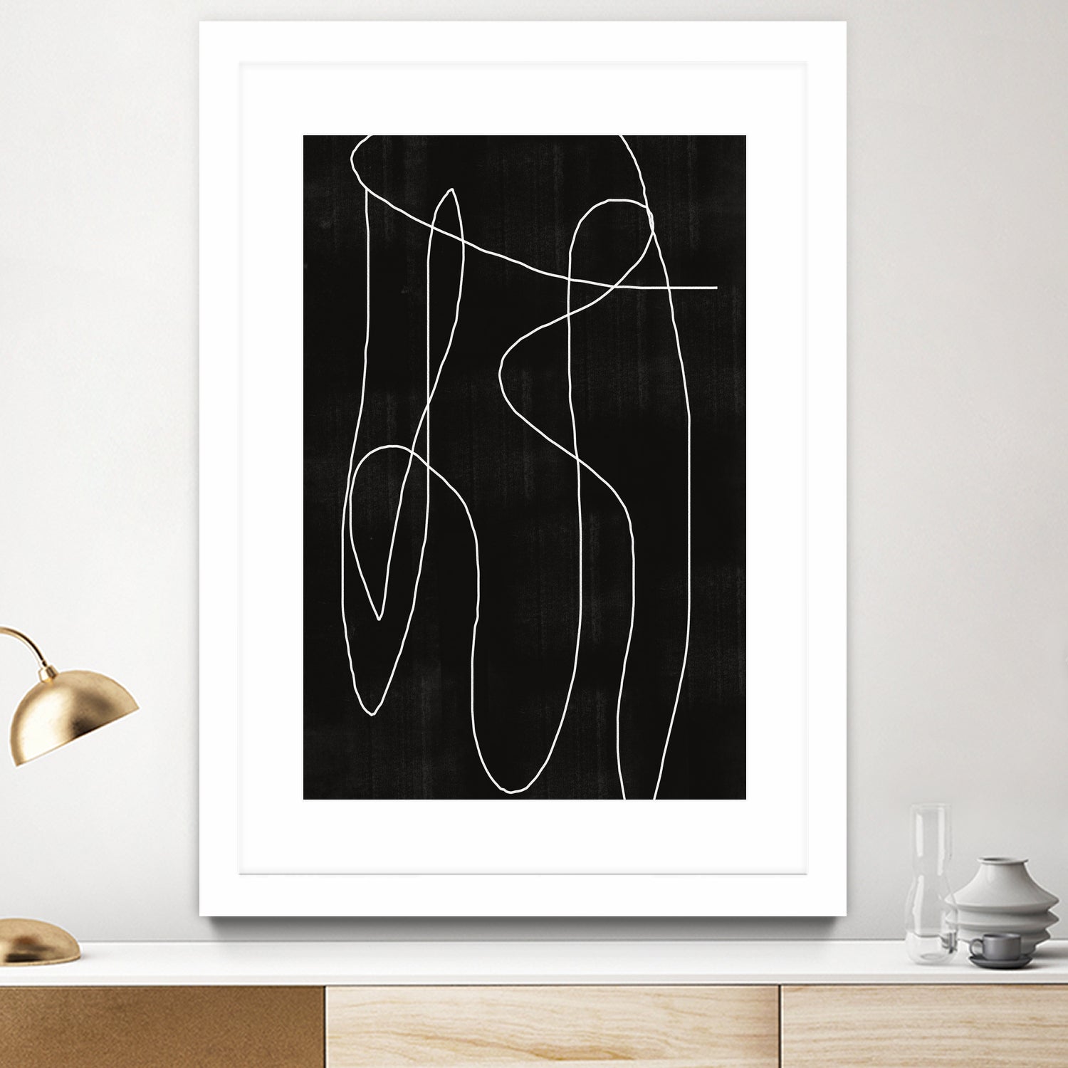 Abstract Line No2. by THE MIUUS STUDIO on GIANT ART - line art line art