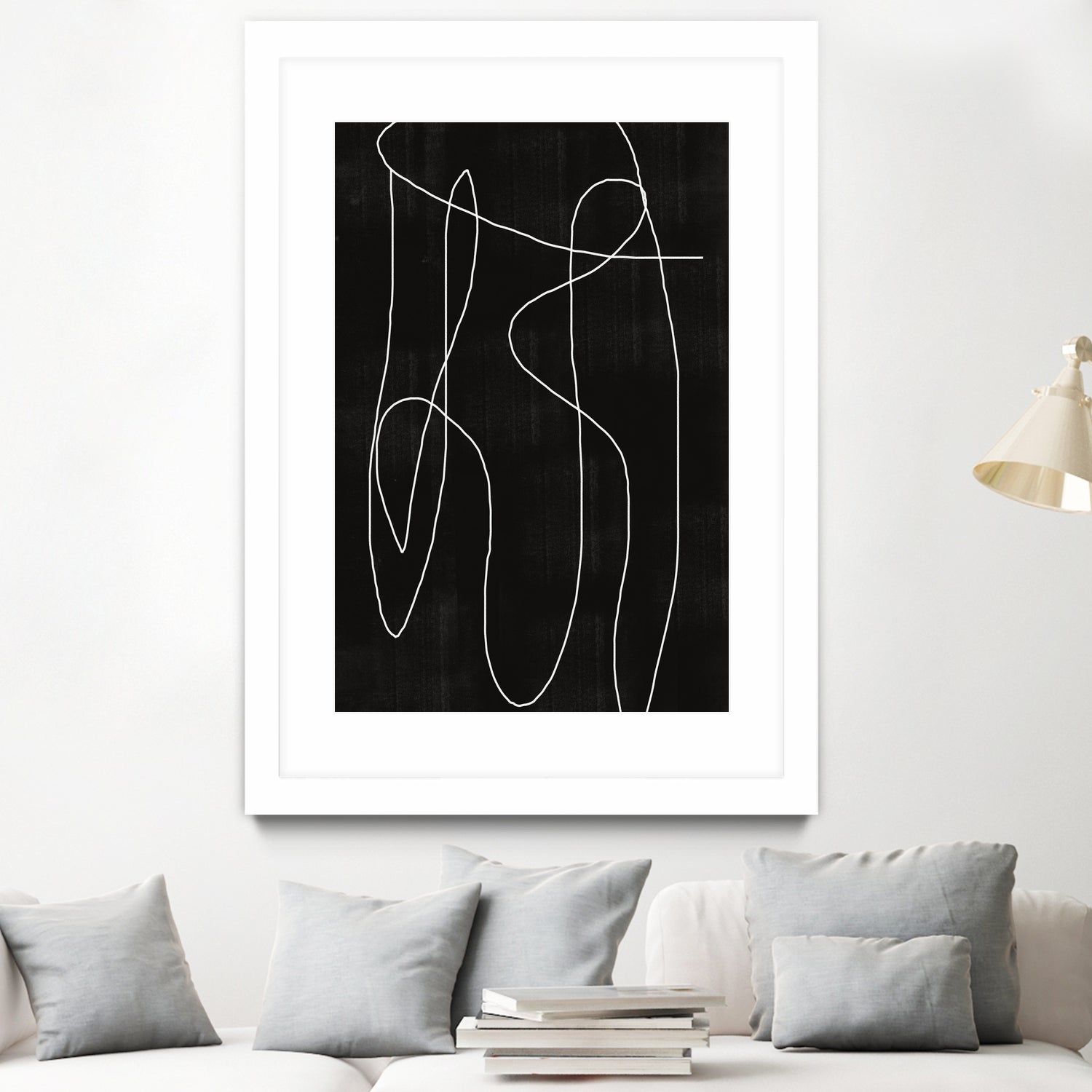 Abstract Line No2. by THE MIUUS STUDIO on GIANT ART - line art line art