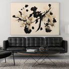 Cherry Blossom Branch by Treechild on GIANT ART - black  framed canvas