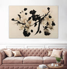 Cherry Blossom Branch by Treechild on GIANT ART - black  framed canvas