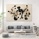 Cherry Blossom Branch by Treechild on GIANT ART - black  framed canvas