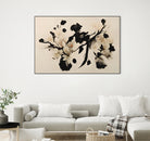 Cherry Blossom Branch by Treechild on GIANT ART - black  framed canvas